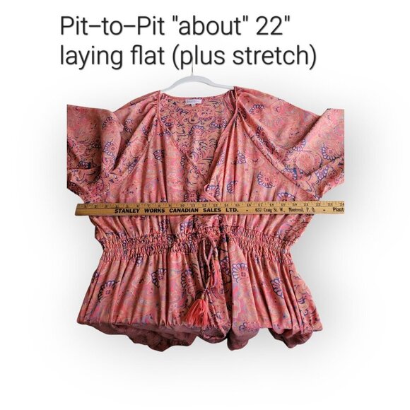 Anthropologie Boemo Paisley Maxi Dress 2X - Picture 4 of 6